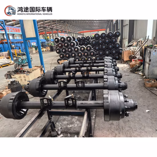 Type allemand axe arrière avant des axes 16t de tambour de remorque de camion de BPW