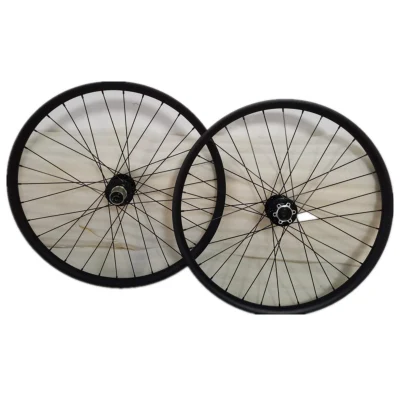 Paire de roues de frein à disque sans chambre à air de 24 pouces pour vélo Thru